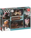 Пъзел Jumbo от 1000 части - Шоколад, с 6 рецепти - 1t