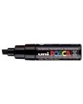 Перманентен маркер Uniball Posca на водна основа – Черен, 8.0 mm - 1t