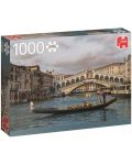 Пъзел Jumbo от 1000 части - Мостът Риалто, Венеция - 1t