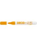 Перманентен маркер Ico Deco - объл връх, оранжев - 1t