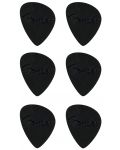 Перца за китара Fender - Offset Picks, 6 броя, черни - 1t