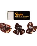 Перца за китара Fender - Fine Electric Pick, 12 бр., многоцветни - 1t