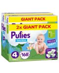 Пелени Pufies Fashion & Nature - Размер 4, 168 броя, 9-14 kg, Giant Pack - 1t