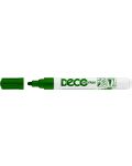 Перманентен маркер Ico Deco - объл връх, зелен - 1t
