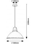 Пендел Rabalux - Wilbour 72013, IP20, E27, 1 x 60 W, черен - 6t