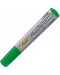 Перманентен маркер Bic - 2300 скосен връх, зелен - 1t