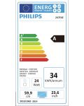 Philips 247E6EDAW, 23.6" Wide ADS-IPS LED, 5 ms, 20M:1 DCR, 250 cd/m2, 1920x1080 FullHD, DVI, HDMI, Speaker, White - 5t