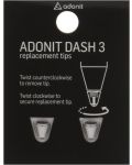 Писци Adonit - Replacement Tips, Dash 3, 2 броя, черни - 2t