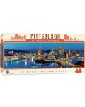 Панорамен пъзел Master Pieces от 1000 части - Питсбърг, Пенсилвания - 1t