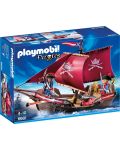 Комплект фигурки Playmobil - Войнишка патрулна лодка с оръдие - 1t