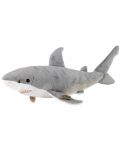Плюшена играчка Rappa Еко приятели - Бяла акула, 51 cm - 1t