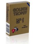 Пластични карти за игра Golden Trophy - син гръб - 1t
