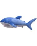 Плюшена играчка Wild Planet - Синя акула, 40 cm - 1t