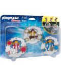 Комплект фигурки Playmobil Christmas - Три орнамента с коледни ангели - 1t