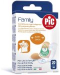 Family Пластири, Mix, 20 броя, Pic Solution - 1t