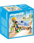 Комплект фигурки Playmobil - Доктор с детско болнично легло - 1t