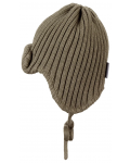 Плетена шапка Sterntaler - Зелена, от био памук, размер 49, 12-18 м - 3t