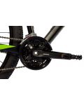 Планински велосипед със скорости SPRINT - Apolon MTB, 29", 440 mm, черно/циан/зелено - 3t