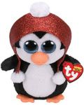 Плюшена играчка TY Toys - Пингвинче с шапка, 15 cm - 1t