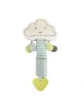 Плюшена играчка с гризалка KikkaBoo Clouds - Облаче - 1t