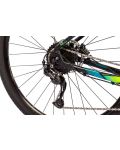 Планински велосипед със скорости SPRINT - Apolon MTB, 29", 440 mm, черно/циан/зелено - 4t