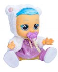 Плачеща кукла със сълзи IMC Toys Cry Babies - Кристал, болно бебе, лилаво и бяло - 5t