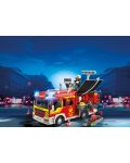 Комплект фигурки Playmobil - Пожарна кола със светлини и звук - 4t