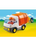 Комплект фигурки Playmobil 1.2.3 - Камион за отпадъци - 2t