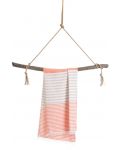 Памучна кърпа в кутия Hello Towels - Bali, 100 х 180 cm, оранжево-бежова - 3t