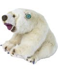 Плюшена играчка Rappa Еко приятели - Полярна мечка, 43 cm - 3t