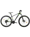 Планински велосипед със скорости SPRINT - Maverick Pro, 27.5", 400 mm, черен/зелен - 1t