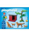Комплект фигурки  Playmobil Country - Кучета порода голдън ретрийвър и техния стопанин - 3t