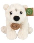 Плюшена играчка Rappa Еко приятели - Бяло мече, 22 cm - 2t