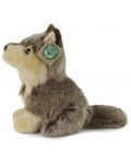 Плюшена играчка Rappa Еко приятели - Вълк, седящ, 18 cm - 3t