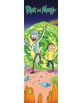 Плакат за врата Pyramid - Rick and Morty (Portal) - 1t