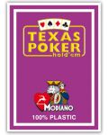 Пластични покер карти Texas Poker - лилав гръб - 1t
