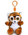 Плюшена играчка с клипс за раница Keel toys - Тигърче, 12 cm - 1t