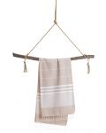 Памучна кърпа в кутия Hello Towels - New, 100 х 180 cm, бежова - 3t