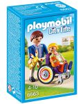 Комплект фигурки Playmobil - Дете в инвалиден стол - 1t