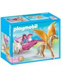 Комплект фигурки Playmobil - Принцеса с каляска и пегас - 1t