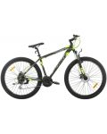 Планински велосипед със скорости SPRINT - Hunter, 29", 480 mm, черен/зелен - 1t
