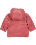 Плюшено бебешко палтенце Sterntaler - С магаренце, 68 cm, 5-6 месеца, розово - 2t