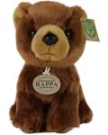 Плюшена играчка Rappa Еко приятели - Кафяво мече, стоящо, 18 cm - 2t