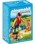 Комплект фигурки  Playmobil Country - Жена с котки - 1t