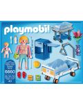 Комплект фигурки Playmobil - Болнична стая с майка и дете - 4t
