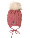 Плетена детска шапка Sterntaler - С естествена вълна, 43 см, 5-6 м - 2t