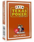 Пластични покер карти Texas Poker - охра - 1t