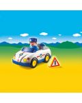 Фигурки Playmobil 1.2.3 - Полицай с полицейска кола - 2t