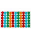 Пластмасови копчета Fandy - самозалепващи, 12mm, 66 броя, микс цветове - 1t