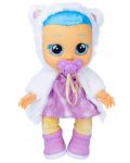 Плачеща кукла със сълзи IMC Toys Cry Babies - Кристал, болно бебе, лилаво и бяло - 6t